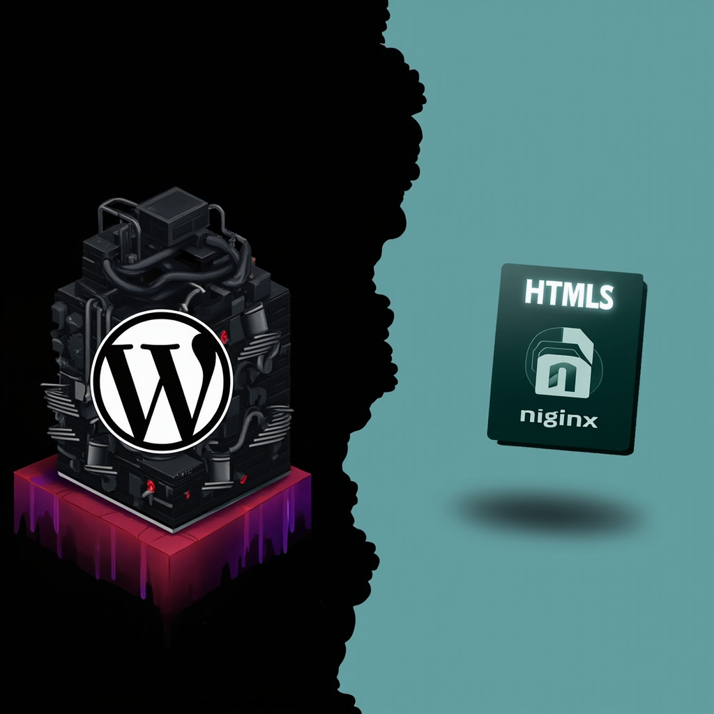 WordPress vs HTML estático